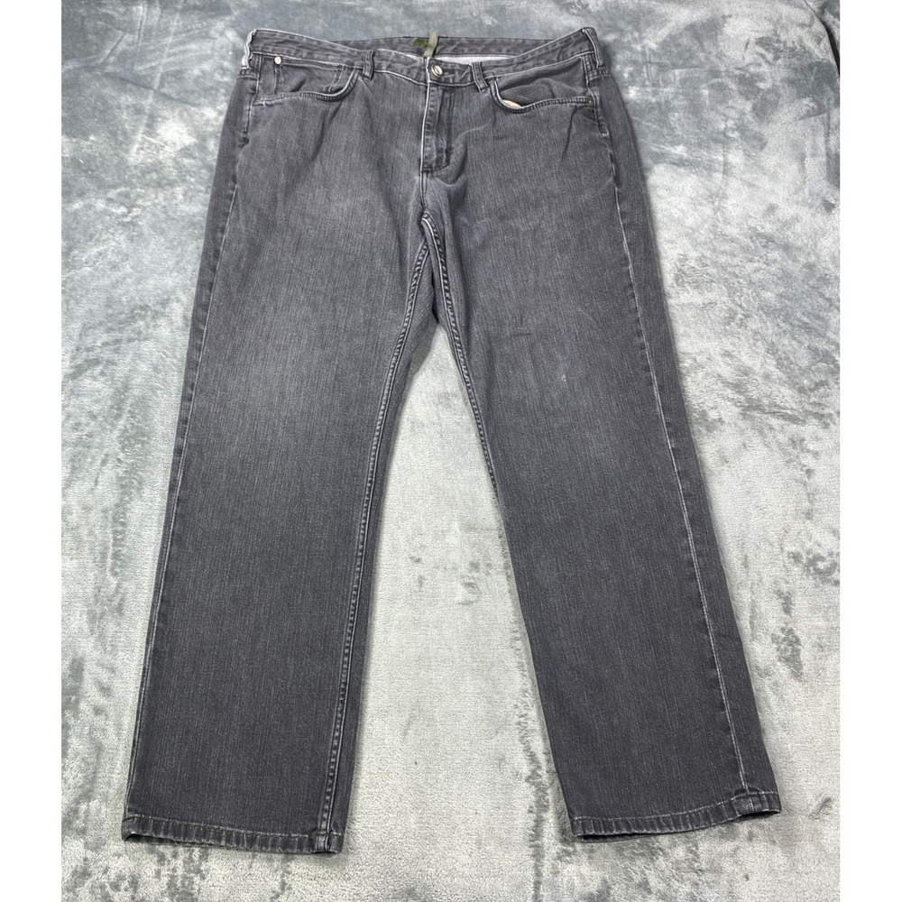 Tommy Bahama Jeans Mens Fits 38x29 Charcoal Gray Relaxed Straight Stretch